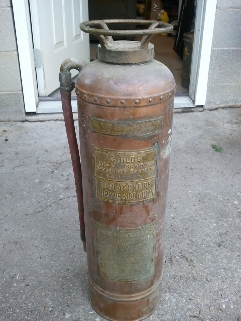 Vintage Child's Fire Extinguisher! Copper Brass Antique eBay