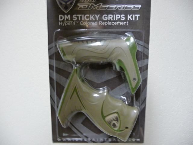 Dye DM14/15 Sticky Slim grip Kit Grey Paintball Red 