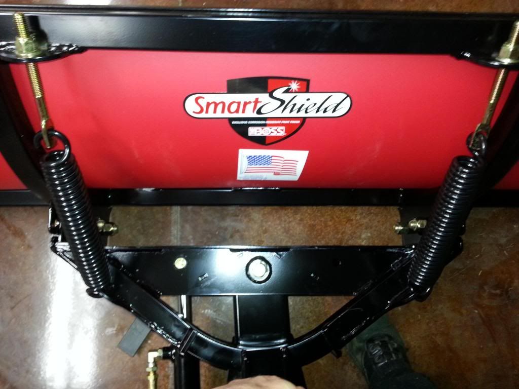 First Look at Boss ATV Plows Snow Plowing Forum