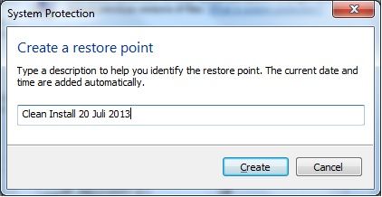 system restore