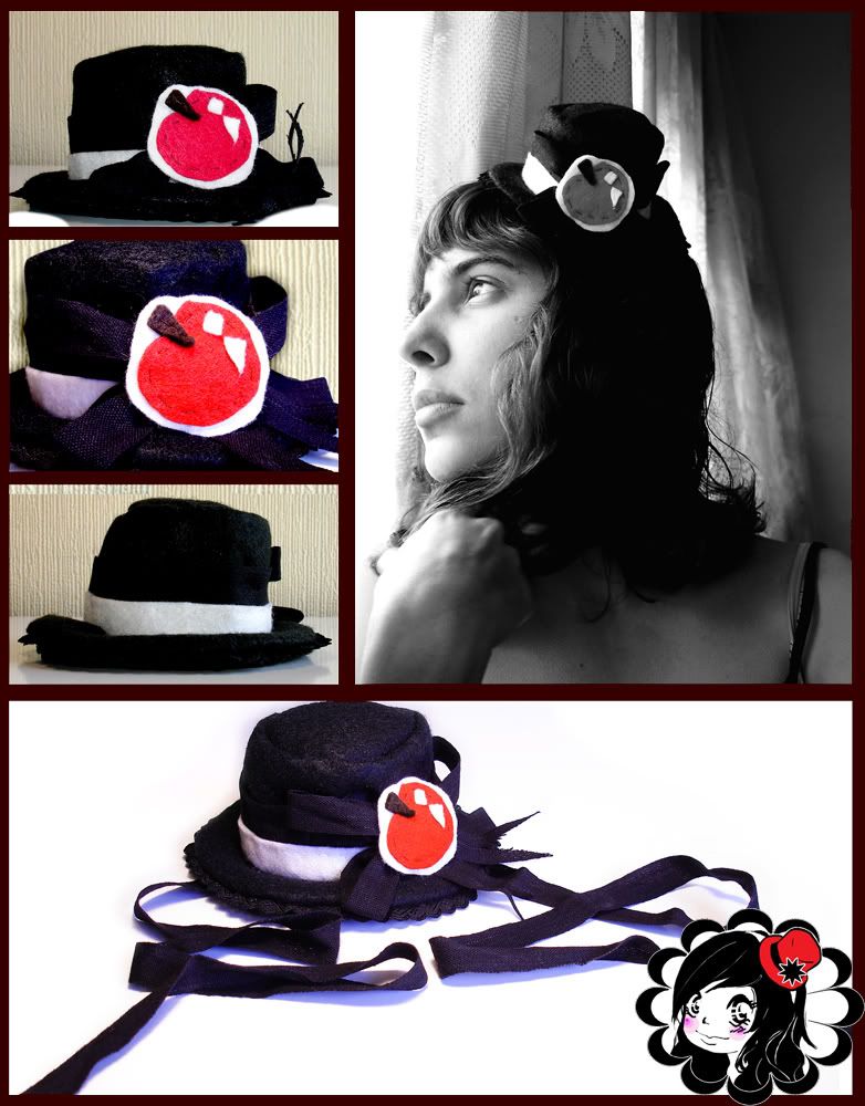 Gothic Lolita midget Hat