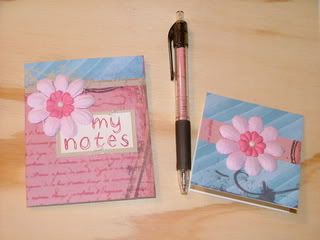 Notebook Paper - Mini comp book, pen and 3x3 card Pictures, Images and Photos