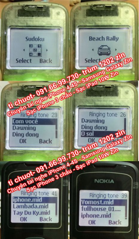 wWw.TiChuot.com - Nokia 1202 new 100% Fullbox,ZIN chính hãng+ Cách phân biệt máy fake - 3