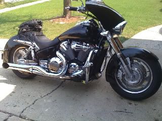 harley road king no bags