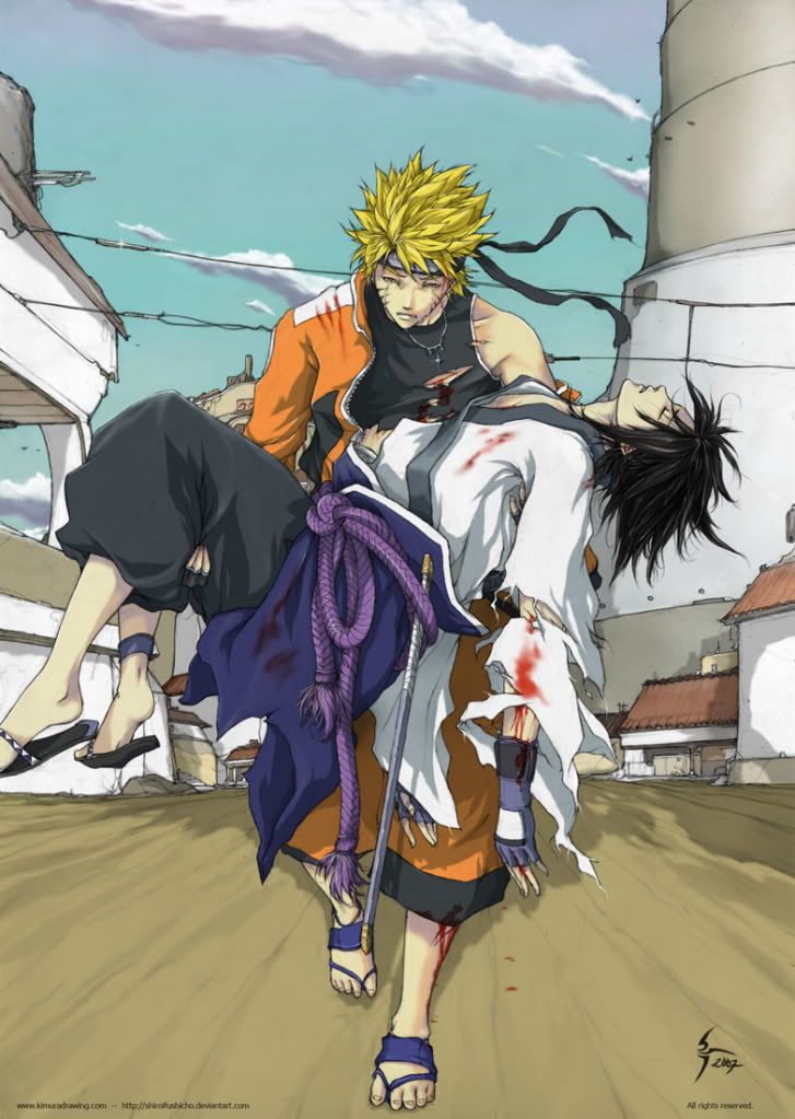 Sasuke VS Naruto...The Final Pictures, Images and Photos