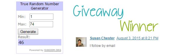 Giveaway Winner for Melamine Plate and Bowl Set