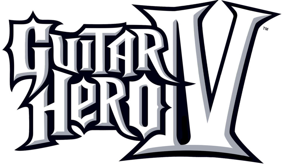 Rock Band Guitar Logo. a Guitar Hero or Rock Band