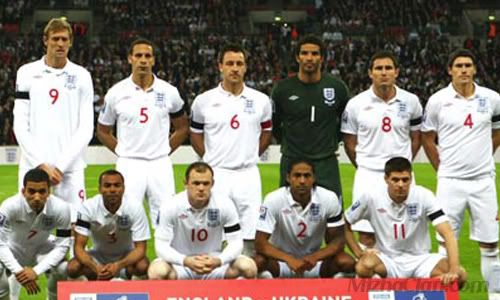 England Team 2010 World Cup
