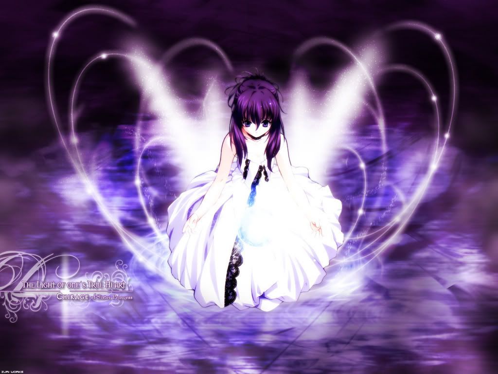purple angel anime