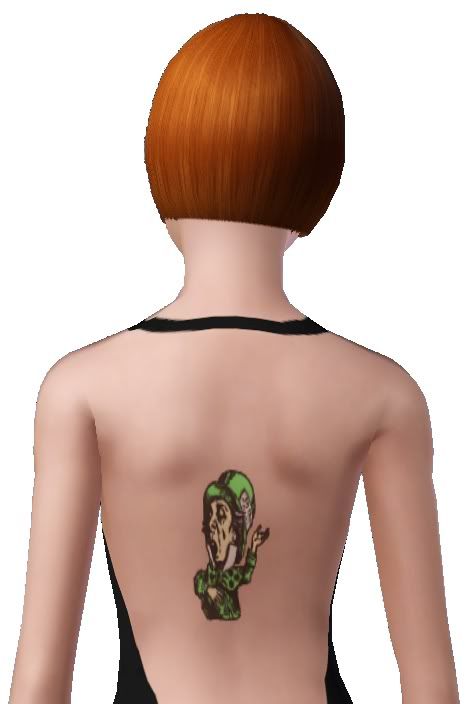 Sapphire Sims - Mad Hatter Tattoos!