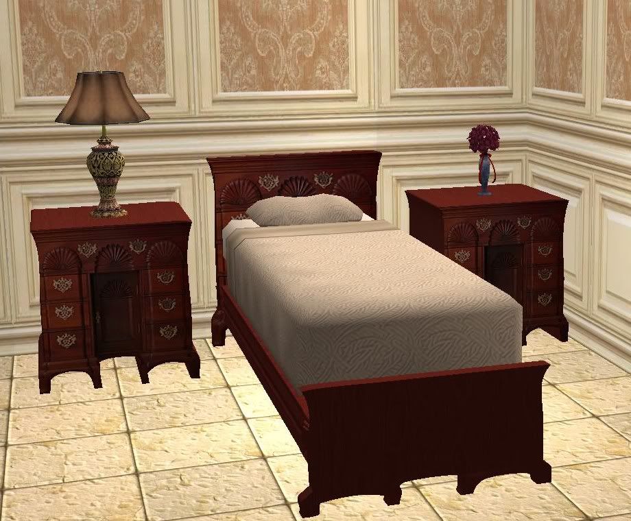 tribal tattoo patterns_13. The Sims 2 - Victorian Bedroom