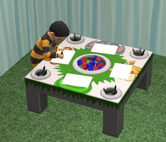 Theninthwavesims The Sims 2 Ts3 Store Modern Indian Activity Table