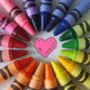 crayon heart Pictures, Images and Photos