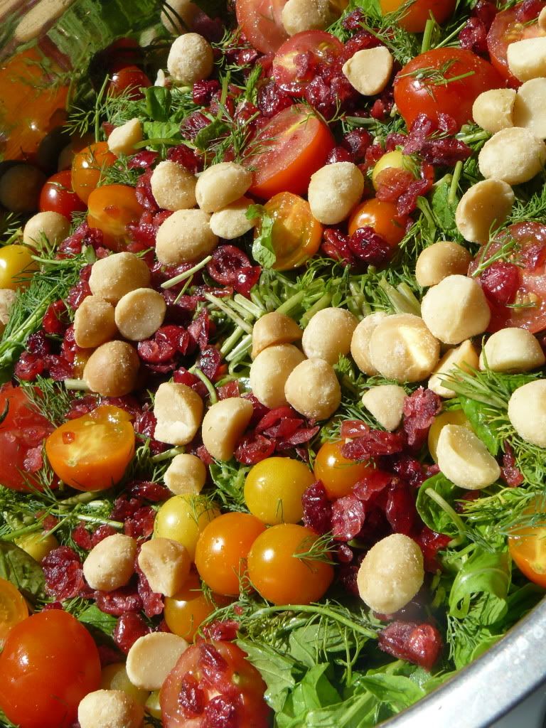 http://HFiNews.com/blog/pc-tv - Fresh Herb and Macadamia Nut Salad Picture