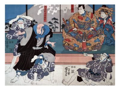saigyo-prevented-by-men-from-leaving-his-house-to-become-a-priest-japanese-wood-cut-print.jpg