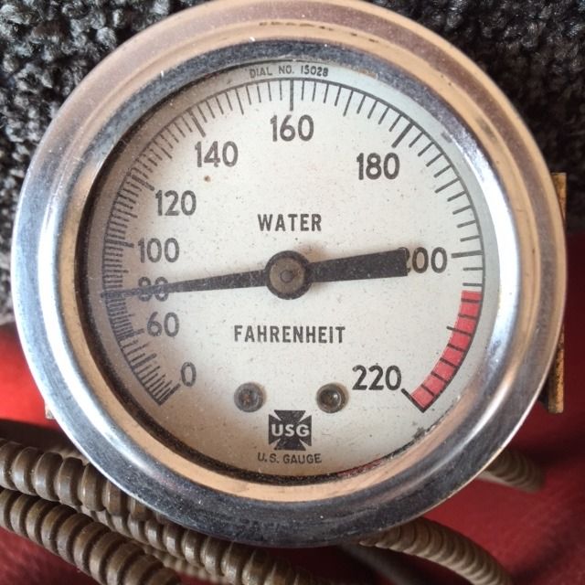 All SOLD***) 3 old working mechanical water temp gauges The H.A.M.B.