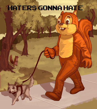 hatersfurry.png haters gonna hate image by SuperCoffeeObjection