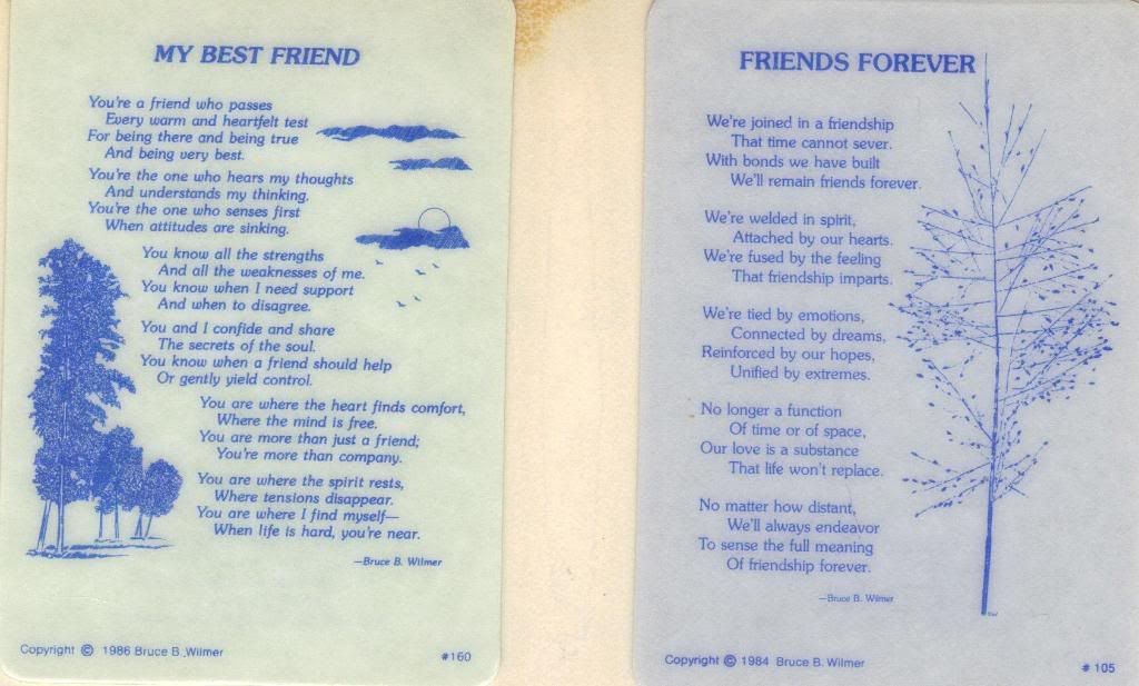 poems for friends forever. amp;amp; Friends Forever