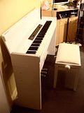 white piano korg