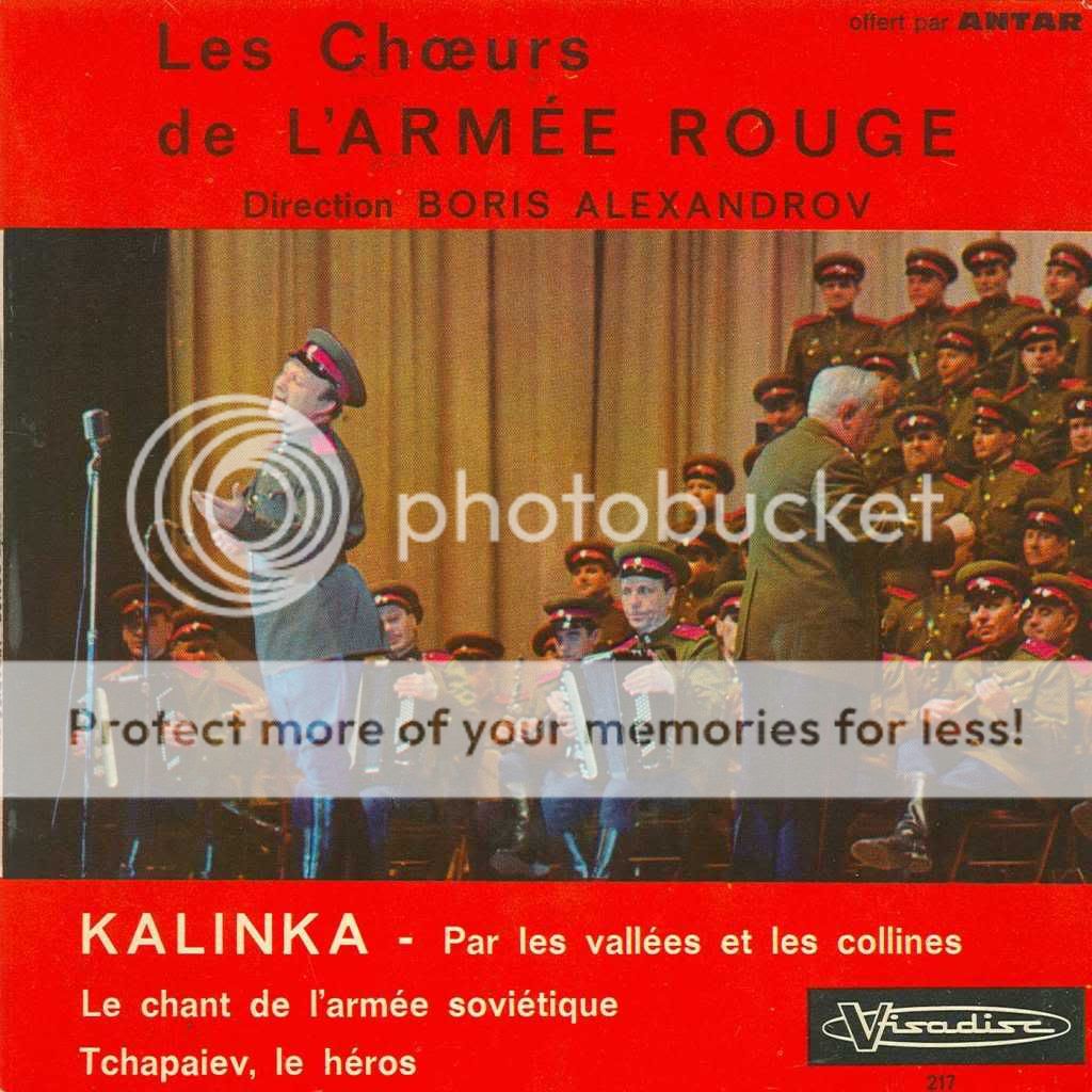   .CHOEURS ARMÉE ROUGE   Kalinka (VI 217)