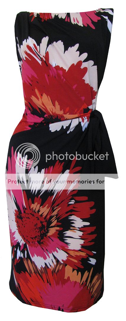   Graphic Floral Print Dress Belladonna Size 8 10 12 14 16 New
