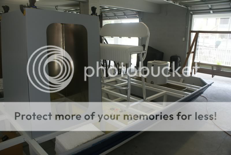 Aluminum Cabin build for 24 foot Alweld modified v Jon boat
