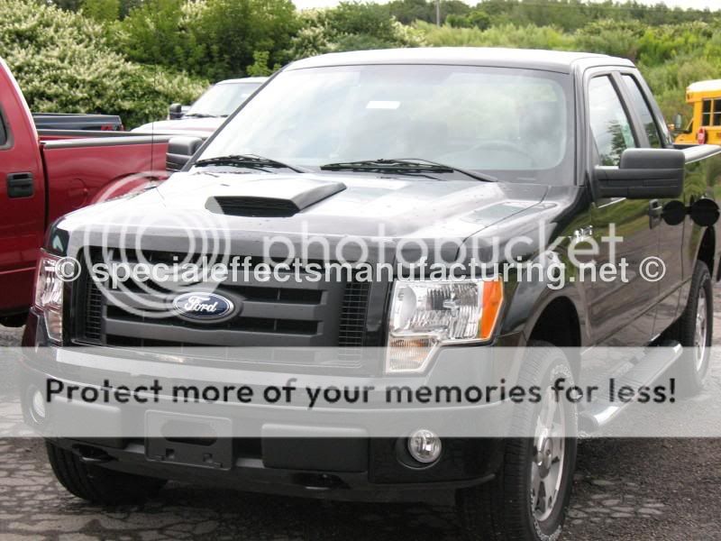 2011 Ford f150 hood scoops #1
